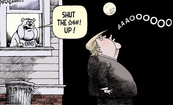 Barr barks back at Trump